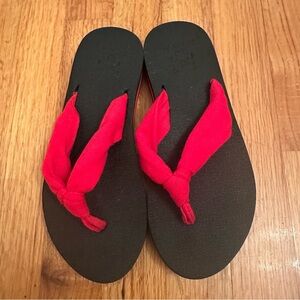 Kuailu Yoga Foam Flip Flops w/ Arch Support Thong Sandals Non Slip Womens Size 6